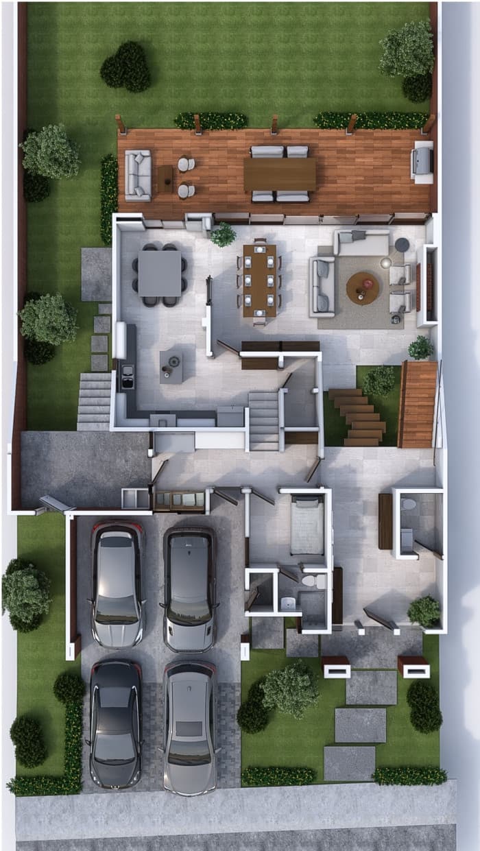 VENTA CASA en planos exclusivo condominio en zona 16  - foto 4