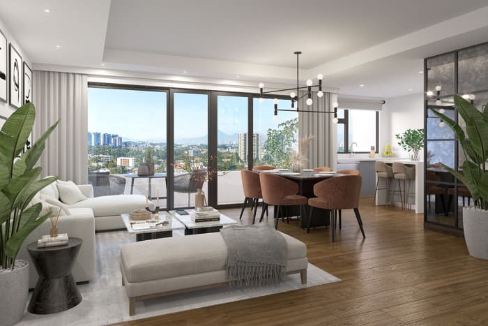 Venta apartamento elegante en zona 15 Vista Hermosa 2 - foto 2