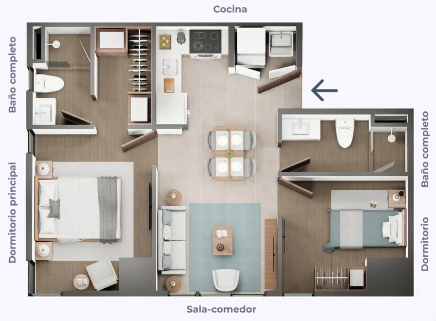 Apartamento en Venta en Zona 15 Vista Hermosa 2 - foto 4