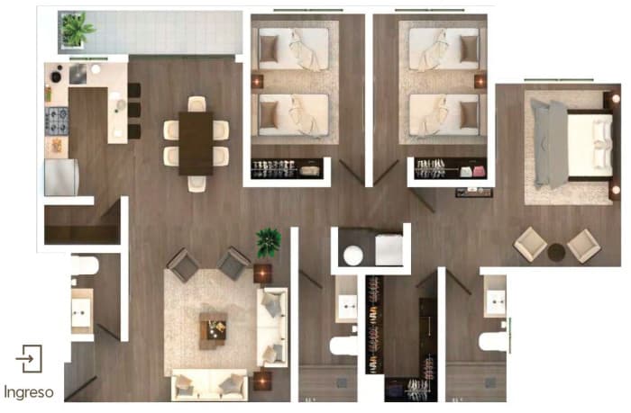 Apartamento NUEVO en VENTA Zona 14 LA VILLA - foto 2