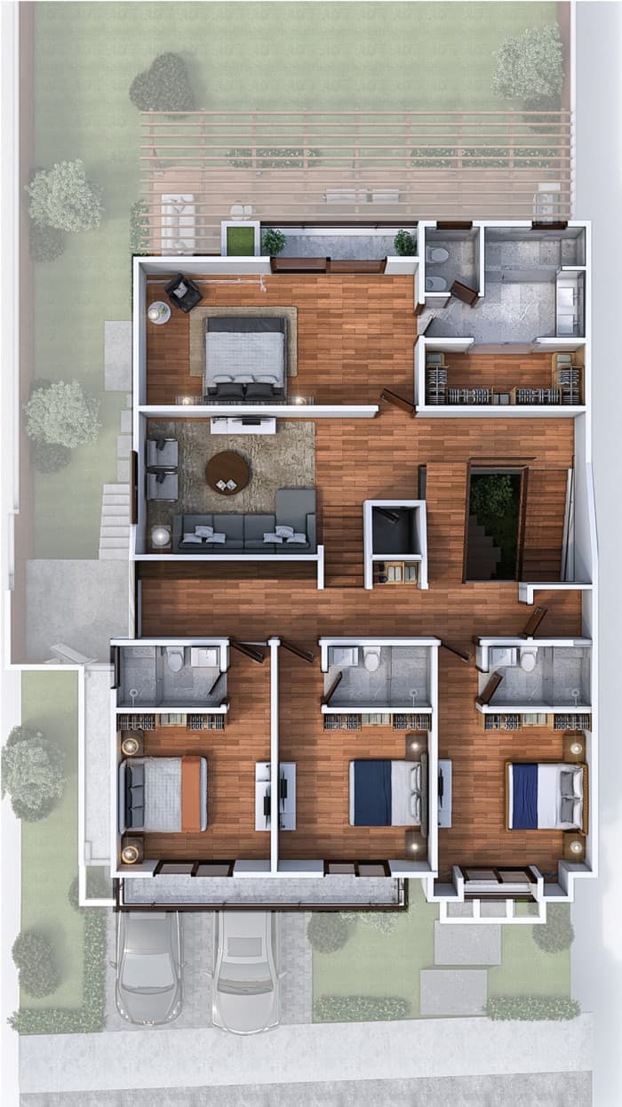 VENTA CASA en planos exclusivo condominio en zona 16  - foto 3