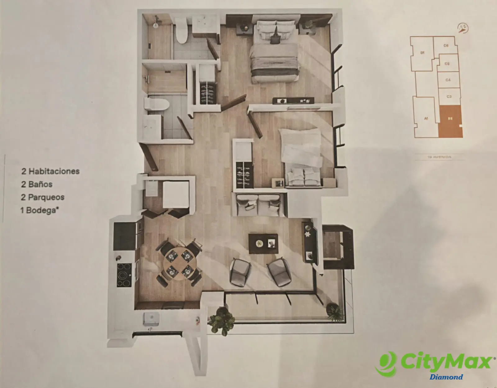 Apartamento en renta en zona 15 Vista Hermosa 1 - foto 10