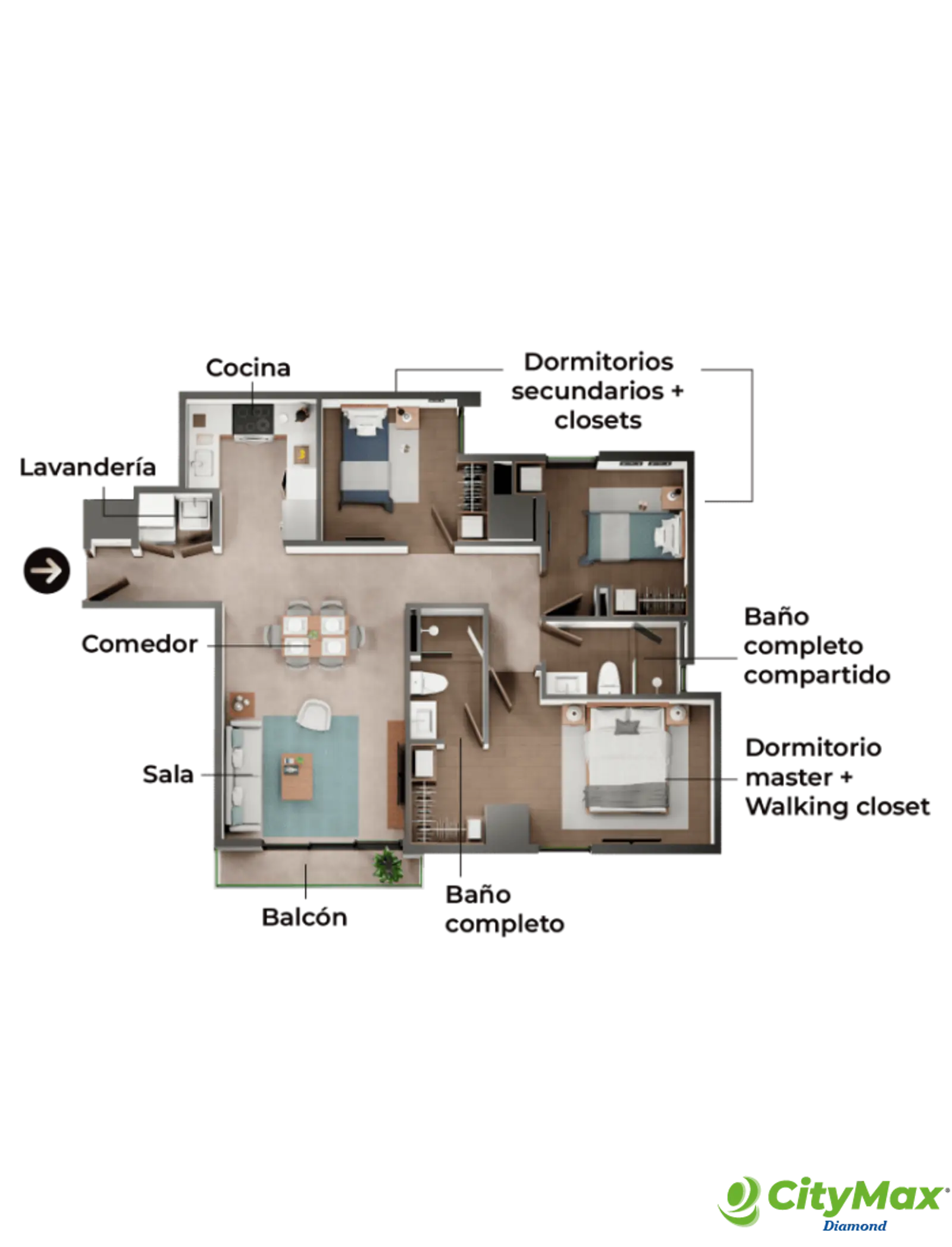 Apartamento en Planos en Venta en Zona 10 Guatemala - foto 19